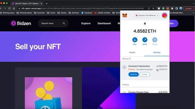 I will create website nft marketplace and smart contract смотреть онлайн