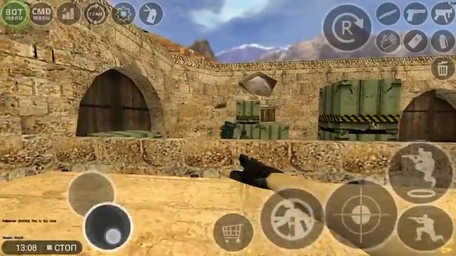 Играю в Client CS 1.6 на Android смотреть онлайн