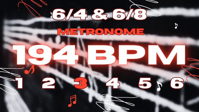 194 BPM - 6/4 & 6/8 Metronome смотреть онлайн