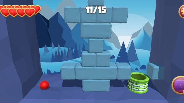 Winterland | Level 7 | Red Ball V (5) | Android Game смотреть онлайн