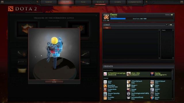 DotA 2 Treasure of the Forbidden Lotus opening смотреть онлайн