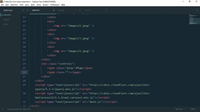 Owl Carousel 2 | Image Slider with Play Stop Navigation Controls and bug fix (2018) смотреть онлайн