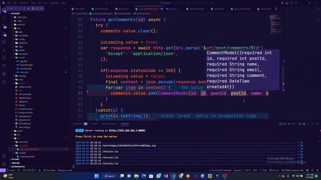 How to build a blog with Laravel and Flutter- Fetch Comments смотреть онлайн