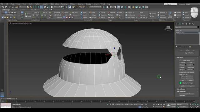 Основы 3d Max (3ds Max с нуля) Редактирование рёбер