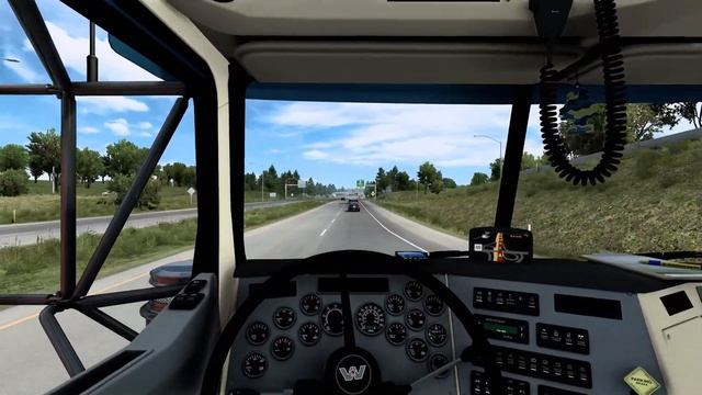 American Truck Simulator - Western Star 4800 delivering concrete from Newport (OR) to Olympia (WA) смотреть онлайн