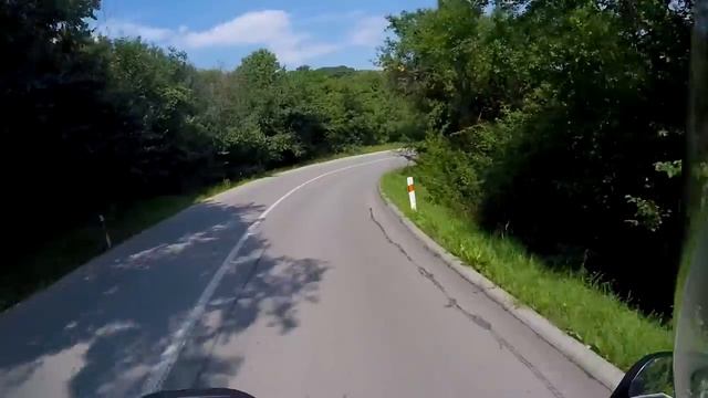 Honda PCX 125 summer ride 2016 - 4, combines, tractors, train overtaking смотреть онлайн