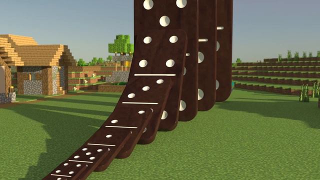 Minecraft: how to kill a zombie - Domino Effect смотреть онлайн
