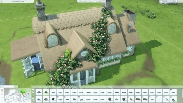 Overgrown Garden Cottage ?? | The Sims 4 Cottage Living | Speed Build with Ambient Sound | No CC смотреть онлайн