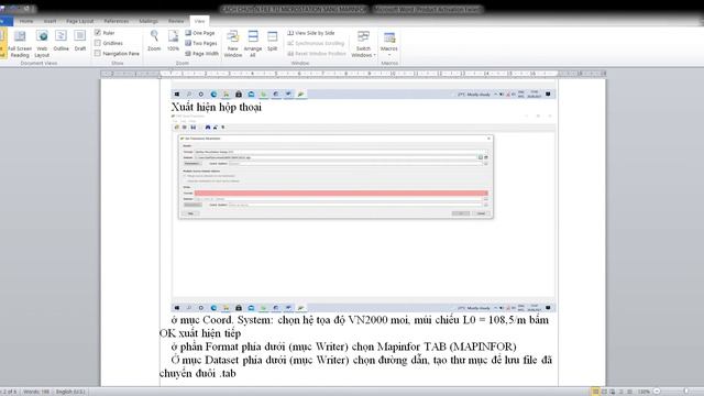Cách chuyển file đuôi .dgn thành đuôi .tab trong Mapinfor смотреть онлайн