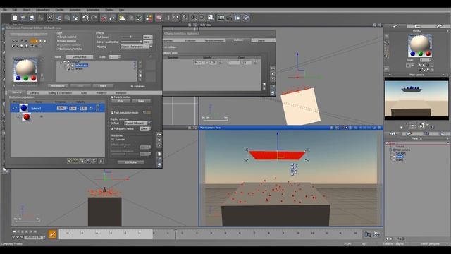 Particles properties, Collision. Vue 11, [dv11] смотреть онлайн