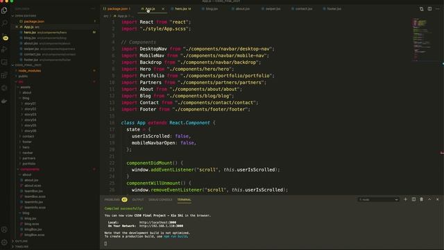 CS50 Final Project 2021 - React Single Web Page смотреть онлайн