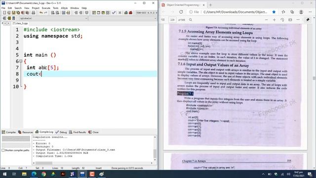 Array in C++ -Urdu/ Hindi смотреть онлайн