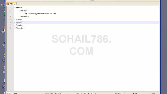 PHP in Urdu Lesson 05 VIDEO TUTORIAL FREE COURSE смотреть онлайн