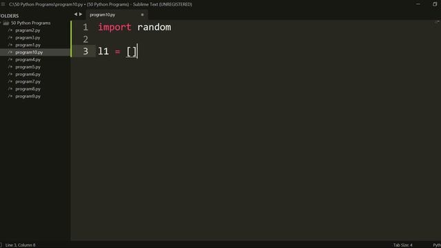 How to randomly select an element from a list in Python || Part 10 смотреть онлайн