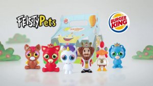 Новые очаровательные игрушки "Фэйсти Пэтс" уже в БУРГЕР КИНГ!