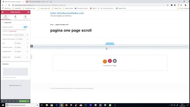 Como hacer ONE PAGE SCROLL con WORDPRESS - 2019 смотреть онлайн