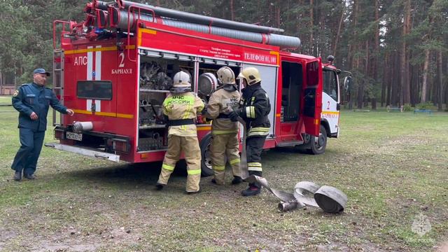 Открытие 25-й городской профильной смены дружин юных пожарных смотреть онлайн
