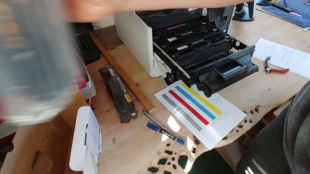 Drucker Patronen tauschen beim Laserdrucker Canon i-Sensys MF8030cn. cartridge смотреть онлайн