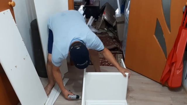 Сборка мебели Прихожая белая РРК-110Р смотреть онлайн