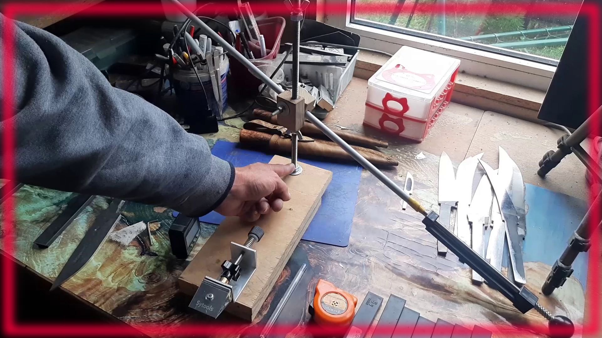 Заточной станок для ножей своими руками смотреть онлайн