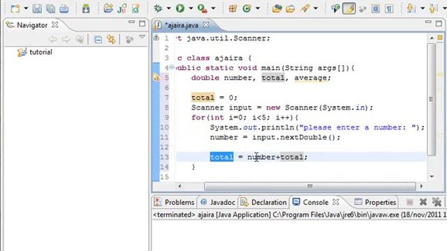 averaging calculator using for loop (java tutorial in bangla) смотреть онлайн
