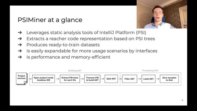 Technical Track: PSIMiner: A Tool for Mining Rich Abstract Syntax Trees from Code смотреть онлайн