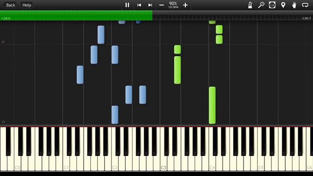 Adriano Celentano - Soli [Synthesia Tutorial] смотреть онлайн
