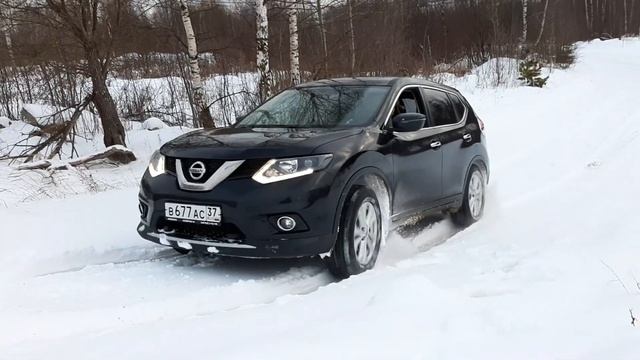 Зимние забав Nissan X Trail T32 смотреть онлайн