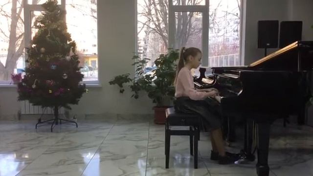 Лубошникова Кристина 11 лет. К. Черни этюд 29(опус299), Ми мажор. Ю. Полунин "Скерцо", Ми минор смотреть онлайн