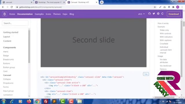 Carousel Slider Bootstrap 5 | Slider Carousel смотреть онлайн