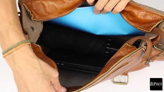 Портфель кожаный Bufalo LB-02 смотреть онлайн