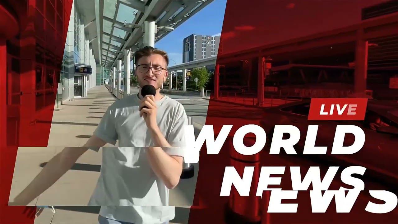 Монтаж новостей пример 8 - заставка и дизайн. Монтаж видео на заказ.