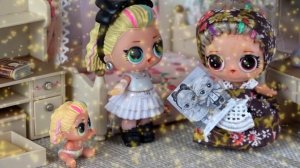 Бабушка ЛОЛ ООАК и ее СЕМЕЙКА LOL 80s B.B. Мультик про куклы лол сюрприз! Families Surprise