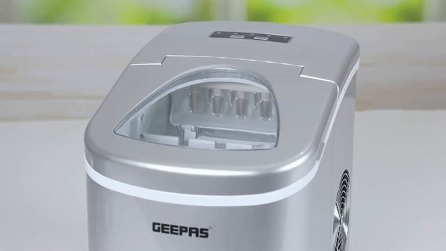 Geepas Portable Automatic Ice Maker, 12Kg in 24hrs, GIM63015UK | Two Sizes Ice Cube смотреть онлайн