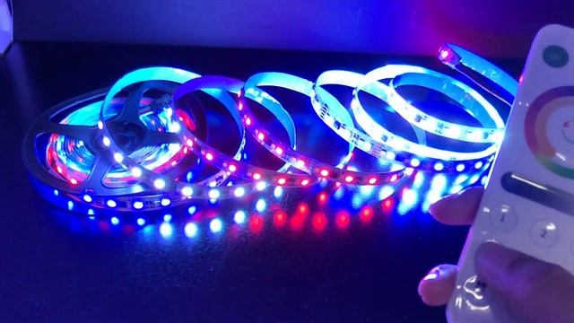 SP63CE Controls RGB+CCT WS2811 LED Strip With Smartphone & RF Remote - superlightingled смотреть онлайн