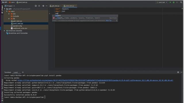 Python Post Request in Slack смотреть онлайн