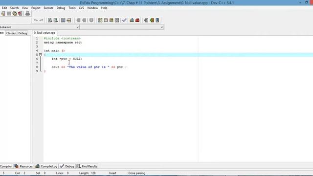 C++ _ Null Pointer смотреть онлайн