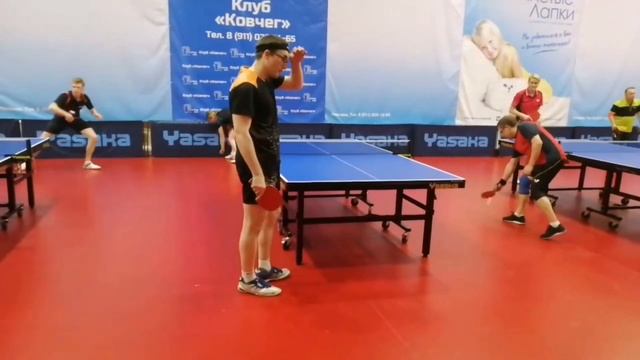 Рождественский турнир по настольному теннису в Клубе Ковчег г. Гатчина смотреть онлайн