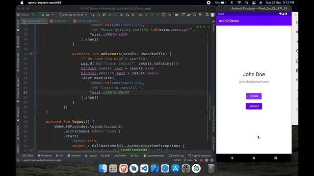 [DEMO] Auth0 Authentication (Android) смотреть онлайн