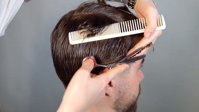 LONG TRIM haircut men | Он-лайн урок стрижек | Удлинённая мужская стрижа смотреть онлайн