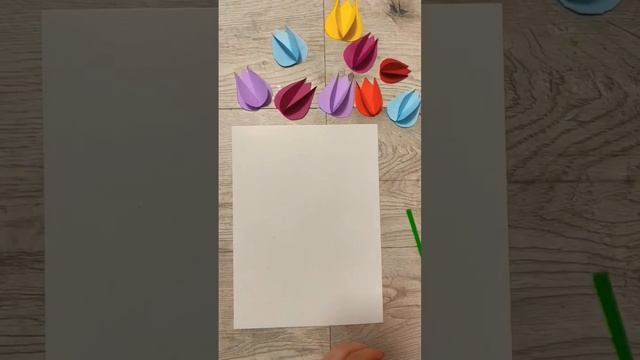 Весенние поделки из бумаги Поделки на 8 Марта / Подарок Маме смотреть онлайн