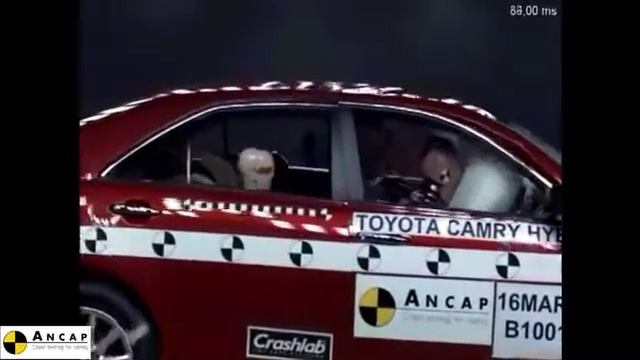 Toyota Camry Hybrid 2010 ANCAP Crash Test (4 stars) смотреть онлайн