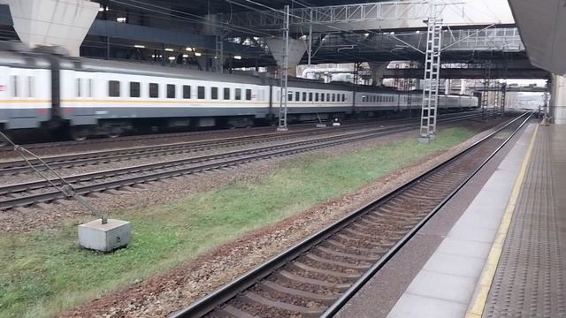 "Новенькая"! Электропоезд ЭП2Д-0208 " ЦППК" на ОЖД! смотреть онлайн