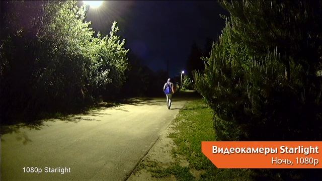 Starlight - видеонаблюдение TANTOS ночью смотреть онлайн