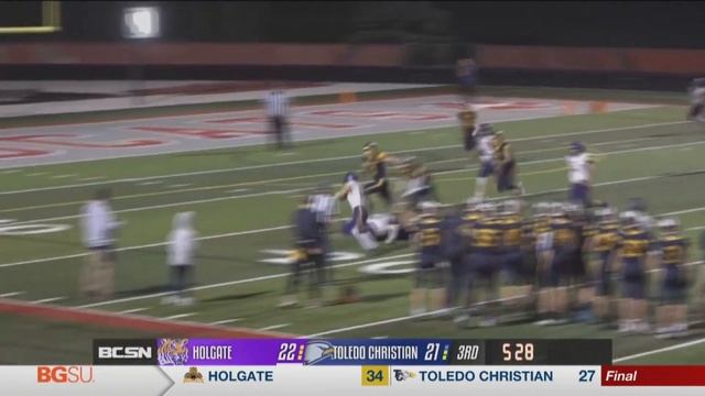 Holgate Holds off Toledo Christian in Northern 8 Championship смотреть онлайн