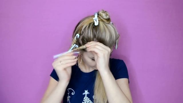 5 Способов КАК СДЕЛАТЬ КУДРИ БЕЗ ПЛОЙКИ И БИГУДИ // 5 HEATLESS CURLS TUTORIAL смотреть онлайн