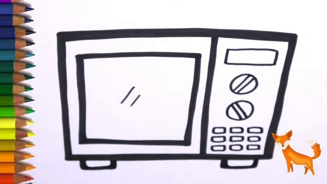 DRAWING AND COLORING MICROWAVE; РИСОВАНИЕ И РАСКРАСКА СВЧ; ड्राइंग और रंग माइक्रोवेव; смотреть онлайн