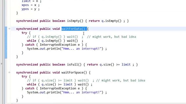Java Threads - Consumer/Producer Version 4 смотреть онлайн