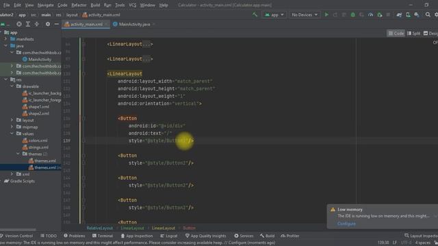 Calculator App for Android using Java Full Project смотреть онлайн