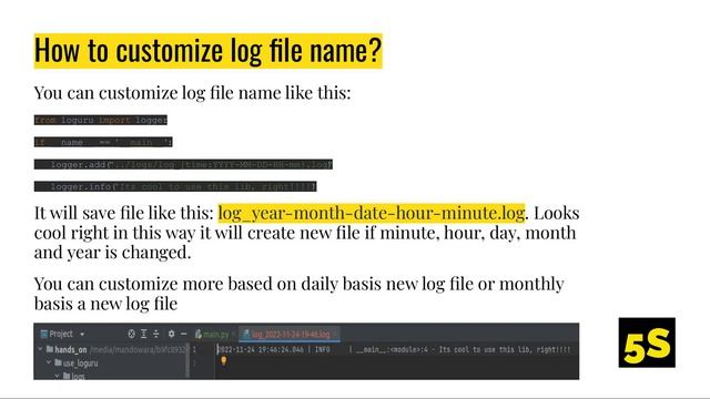 loguru (A python library for logging) смотреть онлайн
